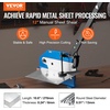 image:imageVEVOR Hand Plate Shear 8 Manual Metal Cutter Cutting Thickness14 Inch Thick Max Metal Steel Frame Snip Machine Benchtop 716 Inch Rod for Shear Carbon Steel Plates and Bars  Blue12inch