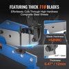 image:imageVEVOR Hand Plate Shear 8 Manual Metal Cutter Cutting Thickness14 Inch Thick Max Metal Steel Frame Snip Machine Benchtop 716 Inch Rod for Shear Carbon Steel Plates and Bars  Blue8inch
