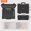 image:imageVEVOR Hard Pistol Case Holds Multiple Pistols amp Magazine Hard Gun Case with PreCut XPE Foam Lining Waterproof Firearm Travel Case with Handle for Gun Lenses Camera Gear TSA Compliant5 Pistols  30 Magazine