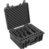 image:imageVEVOR Hard Pistol Case Holds Multiple Pistols amp Magazine Hard Gun Case with PreCut XPE Foam Lining Waterproof Firearm Travel Case with Handle for Gun Lenses Camera Gear TSA Compliant5 Pistols  30 Magazine