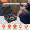image:imageVEVOR Hard Pistol Case Holds Multiple Pistols amp Magazine Hard Gun Case with PreCut XPE Foam Lining Waterproof Firearm Travel Case with Handle for Gun Lenses Camera Gear TSA Compliant6 Pistols  24 Magazine