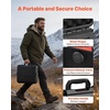 image:imageVEVOR Hard Pistol Case Holds Multiple Pistols amp Magazine Hard Gun Case with PreCut XPE Foam Lining Waterproof Firearm Travel Case with Handle for Gun Lenses Camera Gear TSA Compliant8 Pistols  28 Magazine