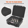 image:imageVEVOR Hard Pistol Case Holds Multiple Pistols amp Magazine Hard Gun Case with PreCut XPE Foam Lining Waterproof Firearm Travel Case with Handle for Gun Lenses Camera Gear TSA Compliant6 Pistols  21 Magazine