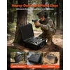 image:imageVEVOR Hard Pistol Case Holds Multiple Pistols amp Magazine Hard Gun Case with PreCut XPE Foam Lining Waterproof Firearm Travel Case with Handle for Gun Lenses Camera Gear TSA Compliant6 Pistols  31 Magazine