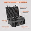 image:imageVEVOR Hard Pistol Case Holds Multiple Pistols amp Magazine Hard Gun Case with PreCut XPE Foam Lining Waterproof Firearm Travel Case with Handle for Gun Lenses Camera Gear TSA Compliant5 Pistols  30 Magazine