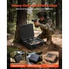 image:imageVEVOR Hard Pistol Case Holds Multiple Pistols amp Magazine Hard Gun Case with PreCut XPE Foam Lining Waterproof Firearm Travel Case with Handle for Gun Lenses Camera Gear TSA Compliant7 Pistols  39 Magazine