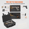 image:imageVEVOR Hard Pistol Case Holds Multiple Pistols amp Magazine Hard Gun Case with PreCut XPE Foam Lining Waterproof Firearm Travel Case with Handle for Gun Lenses Camera Gear TSA Compliant1 Pistol