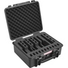 image:imageVEVOR Hard Pistol Case Holds Multiple Pistols amp Magazine Hard Gun Case with PreCut XPE Foam Lining Waterproof Firearm Travel Case with Handle for Gun Lenses Camera Gear TSA Compliant6 Pistols  24 Magazine