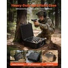 image:imageVEVOR Hard Pistol Case Holds Multiple Pistols amp Magazine Hard Gun Case with PreCut XPE Foam Lining Waterproof Firearm Travel Case with Handle for Gun Lenses Camera Gear TSA Compliant5 Pistols  31 Magazine