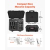 image:imageVEVOR Hard Pistol Case Holds Multiple Pistols amp Magazine Hard Gun Case with PreCut XPE Foam Lining Waterproof Firearm Travel Case with Handle for Gun Lenses Camera Gear TSA Compliant7 Pistols  39 Magazine