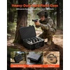 image:imageVEVOR Hard Pistol Case Holds Multiple Pistols amp Magazine Hard Gun Case with PreCut XPE Foam Lining Waterproof Firearm Travel Case with Handle for Gun Lenses Camera Gear TSA Compliant4 Pistols  23 Magazine
