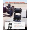 image:imageVEVOR Heavy Duty Double Welding Cable Reel Welding Cable Lead Reels for 150FT 10 amp 125FT 20 Cable PowderCoated Steel Reel with Locking Pin for Service Trucks Fleet Maintenance Jobsites16 x 10 x 26inch