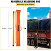 image:imageVEVOR Height Stick for Trucks 15 FT Load Height Measuring Stick with Carrying Bag Nonconductive Truck Stick with Adjustable Pole for rucks Car Haulers20ft