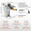 image:imageVEVOR Horizontal Triplex Pressure Washer Pump 34 Shaft 3300 PSI 30 GPM Replacement Power Washer Pumps Kit Parts Washer Pump Compatible with Simpson MorFlex Models 40224 40225 40226 etc  Replacement Kit 3300 PSI 30 GPM Brass with Hardware Compatible with Simpson MorFlex Models 40224 40225 40226 etc34 Shaft Horizontal