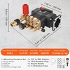 image:imageVEVOR Horizontal Triplex Pressure Washer Pump 34 Shaft 3300 PSI 30 GPM Replacement Power Washer Pumps Kit Parts Washer Pump Compatible with Simpson MorFlex Models 40224 40225 40226 etc  Replacement Kit 3300 PSI 30 GPM Brass with Hardware Compatible with Simpson MorFlex Models 40224 40225 40226 etc34 Shaft No Nozzles