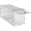 image:imageVEVOR Humane Live Animal Trap Dimensions 50 x 20 x 26 Cage Trap Crafted from Galvanized Iron Collapsible Design with Carrying Handle for Capturing Stray Dogs Armadillos Raccoons and Foxes50 x 20 x 26