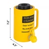 image:imageVEVOR Hydraulic Cylinder Jack 30Ton Solid Ram Hydraulic Cylinder 4Inch Stroke Single Acting Hydraulic Cylinder wQuick Connector Portable Hydraulic Solid Jack Industrial Lifting Jack Ram30T 2Inch