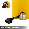 image:imageVEVOR Hydraulic Cylinder Jack 30Ton Solid Ram Hydraulic Cylinder 4Inch Stroke Single Acting Hydraulic Cylinder wQuick Connector Portable Hydraulic Solid Jack Industrial Lifting Jack Ram30T 4Inch