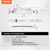 image:imageVEVOR Hydraulic Top Link Cat11 11 in 20783178 in Hydraulic Cylinder with 2 Hoses amp G38 Check ValveCat1111 in  20783178 in