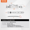image:imageVEVOR Hydraulic Top Link Cat11 11 in 20783178 in Hydraulic Cylinder with 2 Hoses amp G38 Check ValveCat11814 in  18182638 in