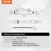 image:imageVEVOR Hydraulic Top Link Cat11 11 in 20783178 in Hydraulic Cylinder with 2 Hoses amp G38 Check ValveCat228516 in  19111628 in