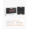 image:imageVEVOR Impact Socket Set 12 Drive 26Piece Impact Sockets 6Point Sockets Metric 1030 mm 3236 mm Easy to Identify with a Sturdy Storage Case CrV Alloy Steel Structure for Vehicles Repair