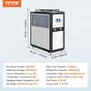 image:imageVEVOR Industrial Water Chiller  60L Capacity 94Hp AirCooled Chiller with Finned Condenser MicroComputer Control Stainless Steel Tank