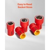 image:imageVEVOR Insulated Socket Set 16Piece Insulated Wrench Tool Set 1000V Insulated Socket Tool with Insulated Sockets Insulated THandle Wrench Drive Rachet Extensions for Electricians Home Repair16 pezzi