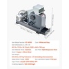 image:imageVEVOR Jaw Crusher Machine 4KW High Power Rock Stone Crush Machine 787 x 965 inch Feeding Port 1740 RPM Speed Stone Shatter Grinder Electric Stone Shatter 220V for Rock Coal Glass Bottle