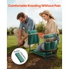 image:imageVEVOR Large Folding Garden Kneeler and Seat Heavy Duty Widened 10 EVA Foam Pad Portable Garden Stool with Tool Bags Gardening Bench to Relieve Knee amp Back Pain Gifts for Seniors Women ParentsGreen
