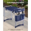 image:imageVEVOR Large Folding Garden Kneeler and Seat Heavy Duty Widened 10 EVA Foam Pad Portable Garden Stool with Tool Bags Gardening Bench to Relieve Knee amp Back Pain Gifts for Seniors Women ParentsOrange  White