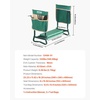 image:imageVEVOR Large Folding Garden Kneeler and Seat Heavy Duty Widened 10 EVA Foam Pad Portable Garden Stool with Tool Bags Gardening Bench to Relieve Knee amp Back Pain Gifts for Seniors Women ParentsGreen