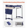 image:imageVEVOR Large Folding Garden Kneeler and Seat Heavy Duty Widened 10 EVA Foam Pad Portable Garden Stool with Tool Bags Gardening Bench to Relieve Knee amp Back Pain Gifts for Seniors Women ParentsOrange  White