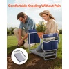 image:imageVEVOR Large Folding Garden Kneeler and Seat Heavy Duty Widened 10 EVA Foam Pad Portable Garden Stool with Tool Bags Gardening Bench to Relieve Knee amp Back Pain Gifts for Seniors Women ParentsBlue