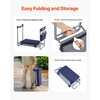 image:imageVEVOR Large Folding Garden Kneeler and Seat Heavy Duty Widened 10 EVA Foam Pad Portable Garden Stool with Tool Bags Gardening Bench to Relieve Knee amp Back Pain Gifts for Seniors Women ParentsOrange  White