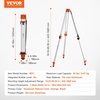 image:imageVEVOR Laser Level Tripod 1420 amp 5811 Thread Mount 409413385 inch Height Adjustment with Level Bubble amp Heavyduty Stand Extendable Pole Lightweight Aluminum Tripod for Laser ScannerRetractable Legsprofessional