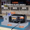 image:imageVEVOR Lawn Mower Blade Sharpener 23HP 500W with 7inch Grinding Wheel  Powerful Lawnmower Blade Grinder Bench Mower Sharpening Machine for HighLow LiftGatorFlat BladesBlade Sharpener