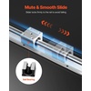 image:imageVEVOR Linear Rail 2PCS SBR201500mm Linear Slide Rail 4 PCS SBR20UU Bearing Block CNC Kit Linear Rails and Bearings Kit CNC Rails Linear Rail Set for Automated Machines and Equipment59 x 35 x 14 in