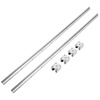 image:imageVEVOR Linear Rail 2PCS SBR201500mm Linear Slide Rail 4 PCS SBR20UU Bearing Block CNC Kit Linear Rails and Bearings Kit CNC Rails Linear Rail Set for Automated Machines and Equipment59 x 35 x 14 in