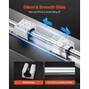 image:imageVEVOR Linear Rail 2PCS SBR201500mm Linear Slide Rail 4 PCS SBR20UU Bearing Block CNC Kit Linear Rails and Bearings Kit CNC Rails Linear Rail Set for Automated Machines and Equipment7874 x 189 x 197 in