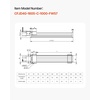 image:imageVEVOR Linear Rail Slide SFC201200mm 2 PCS 472 in1200mm SFC20 Guide Rails 4 PCS SC20 Slide Blocks 4 PCS Rail Supports Linear Rails and Bearings Kit for Automated Machines CNC DIY Project1205  60  75 mm