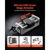 image:imageVEVOR Linear Rail Slide SFC201200mm 2 PCS 472 in1200mm SFC20 Guide Rails 4 PCS SC20 Slide Blocks 4 PCS Rail Supports Linear Rails and Bearings Kit for Automated Machines CNC DIY Project245  120  75 mm
