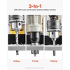 image:imageVEVOR Magnetic Drill 1400W Motor 16 in Boring Diameter 2810 lbf Portable Electric Mag Drill Press with 11 Coring Bits 800 RPM Speed Drilling Machine for Metal Surface Home Improvement IndustryW 2 6pcs  Yellow
