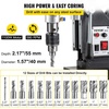 image:imageVEVOR Magnetic Drill 1400W Motor 16 in Boring Diameter 2810 lbf Portable Electric Mag Drill Press with 11 Coring Bits 800 RPM Speed Drilling Machine for Metal Surface Home Improvement Industry12pcs