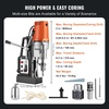 image:imageVEVOR Magnetic Drill 1400W Motor 16 in Boring Diameter 2810 lbf Portable Electric Mag Drill Press with 11 Coring Bits 800 RPM Speed Drilling Machine for Metal Surface Home Improvement IndustryW2
