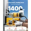 image:imageVEVOR Magnetic Drill 1400W Motor 16 in Boring Diameter 2810 lbf Portable Electric Mag Drill Press with 11 Coring Bits 800 RPM Speed Drilling Machine for Metal Surface Home Improvement IndustryW 2 6pcs  Yellow
