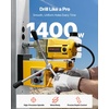 image:imageVEVOR Magnetic Drill 1400W Motor 16 in Boring Diameter 2810 lbf Portable Electric Mag Drill Press with 11 Coring Bits 800 RPM Speed Drilling Machine for Metal Surface Home Improvement IndustryW 16 11pcs  Yellow