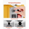 image:imageVEVOR Magnetic Drill 1400W Motor 16 in Boring Diameter 2810 lbf Portable Electric Mag Drill Press with 11 Coring Bits 800 RPM Speed Drilling Machine for Metal Surface Home Improvement IndustryW 2 6pcs  Yellow