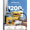 image:imageVEVOR Magnetic Drill 1400W Motor 16 in Boring Diameter 2810 lbf Portable Electric Mag Drill Press with 11 Coring Bits 800 RPM Speed Drilling Machine for Metal Surface Home Improvement IndustryW 16 2pcs  Yellow