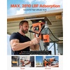 image:imageVEVOR Magnetic Drill Press 1550 W 24 in Boring Diameter 2922 lbf Power Mag Drill Press 0600 RPM Adjustable Speed Morse Taper M3M16 Tapping for Metal Surface Industrial and Home ImprovementW 157 11PCS